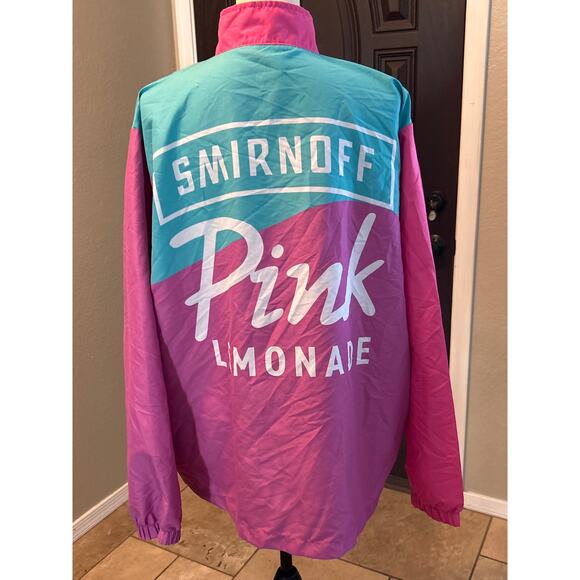 Vintage Style Smirnoff Pink Lemonade Windbreaker - Picture 3 of 5